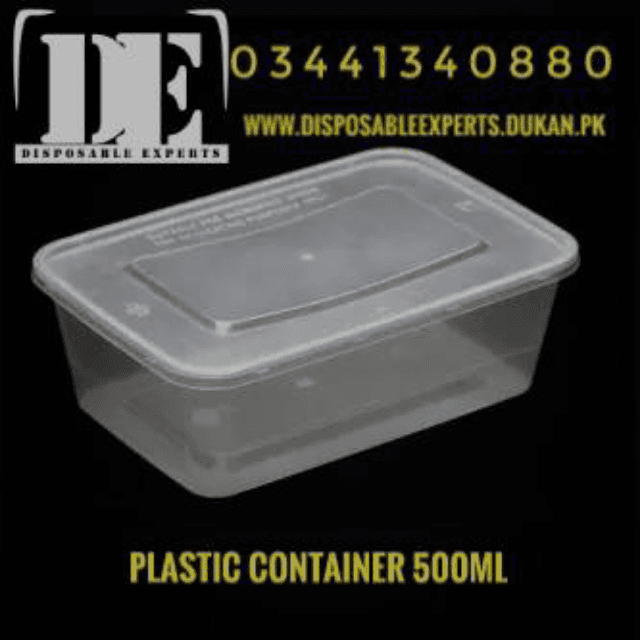 Plastic Food Container 500ml
